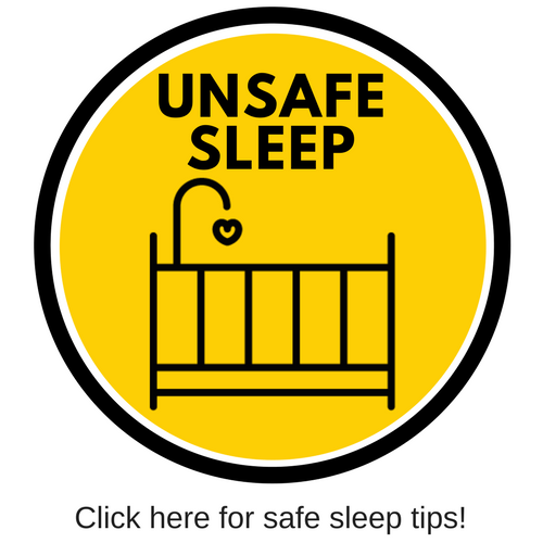 unsafe sleep graphic