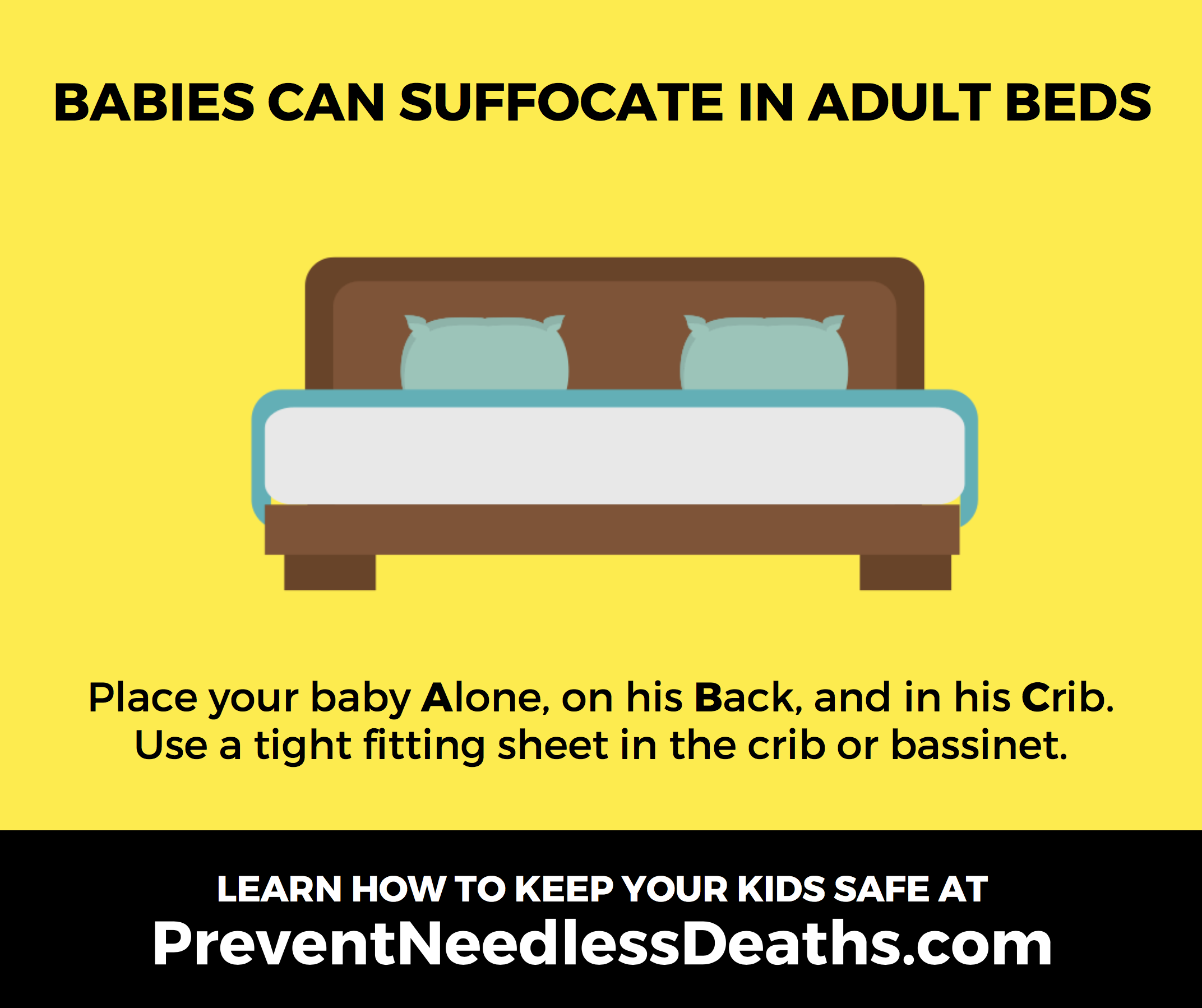 babies can suffocate in adult beds