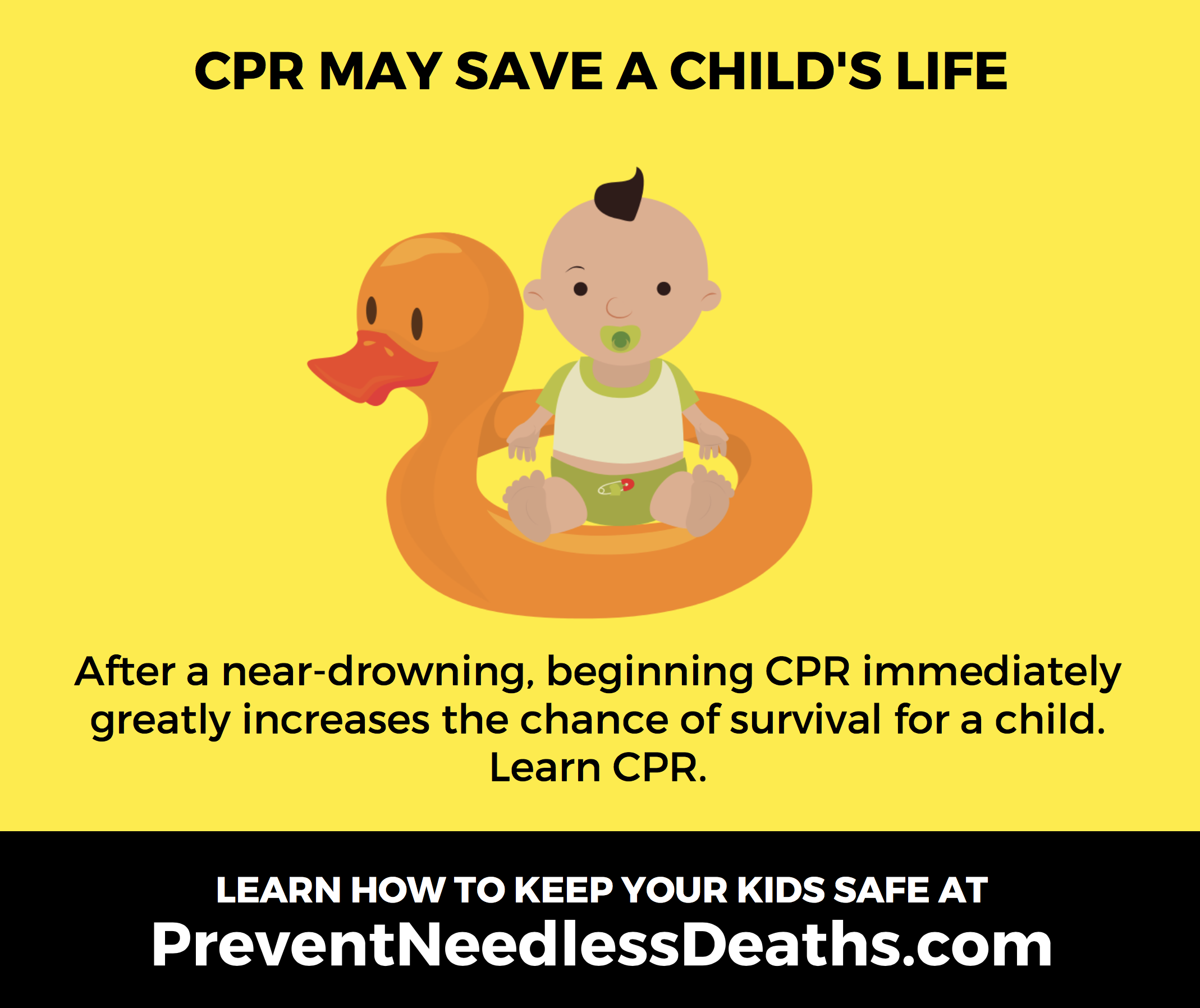 CPR may safe a child's life