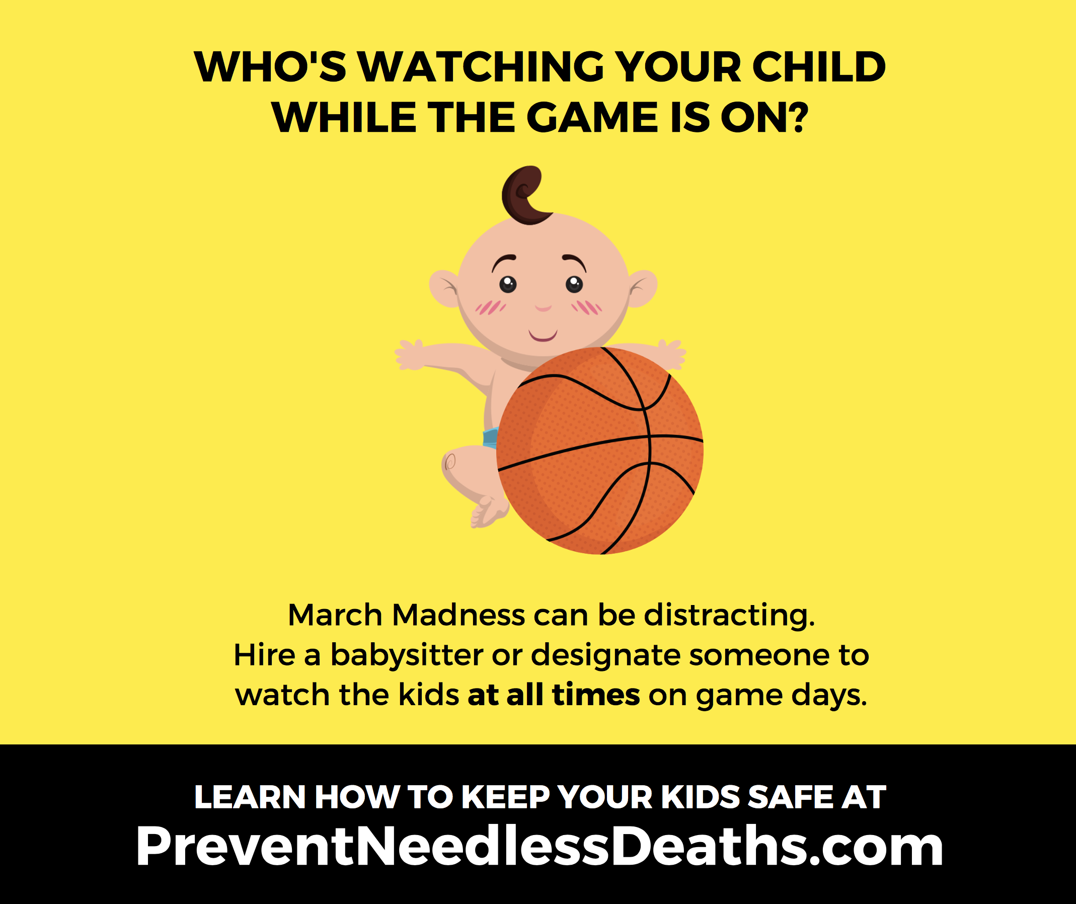 who's watching your child while the game is on