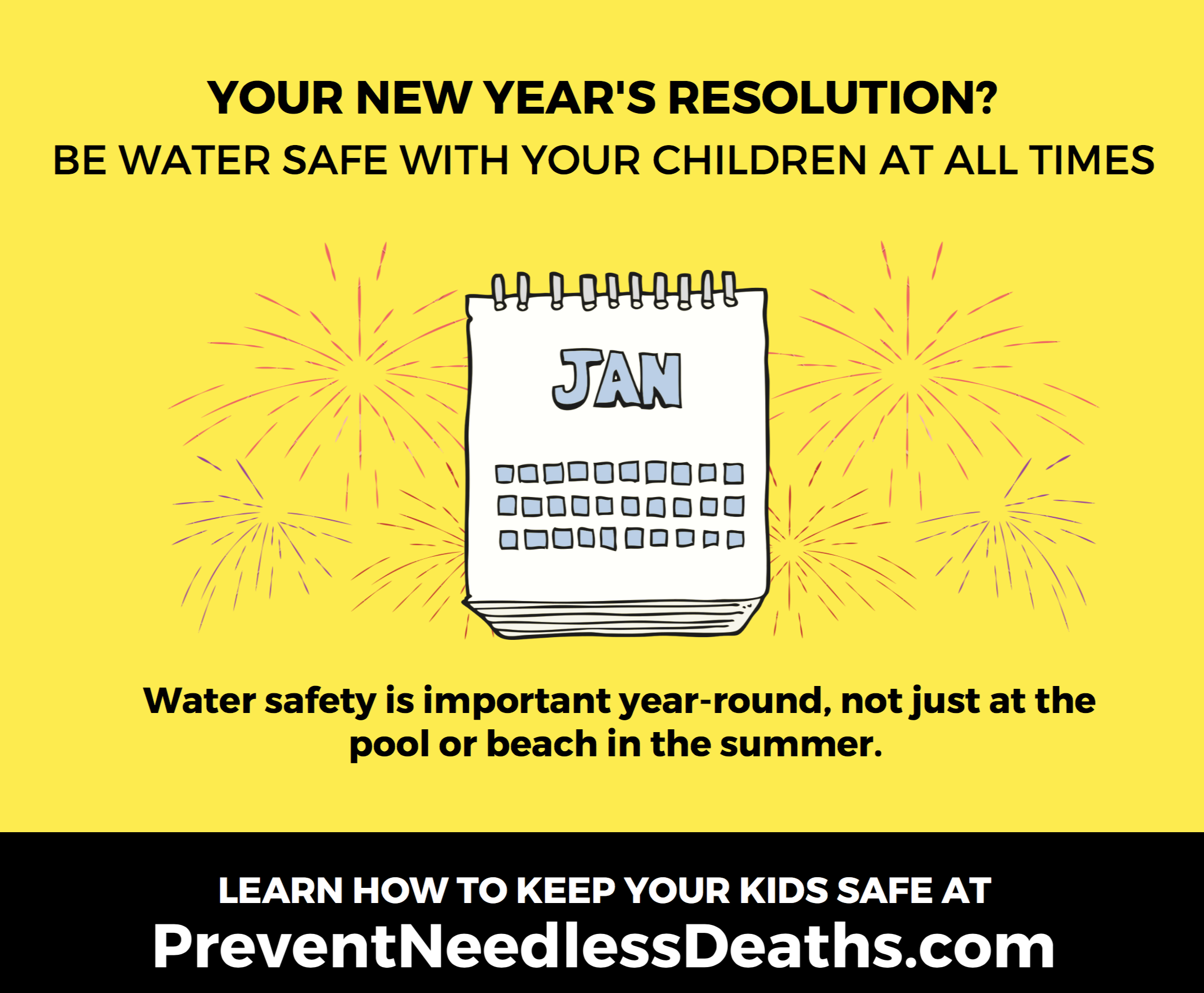 be water safe with your children at all times