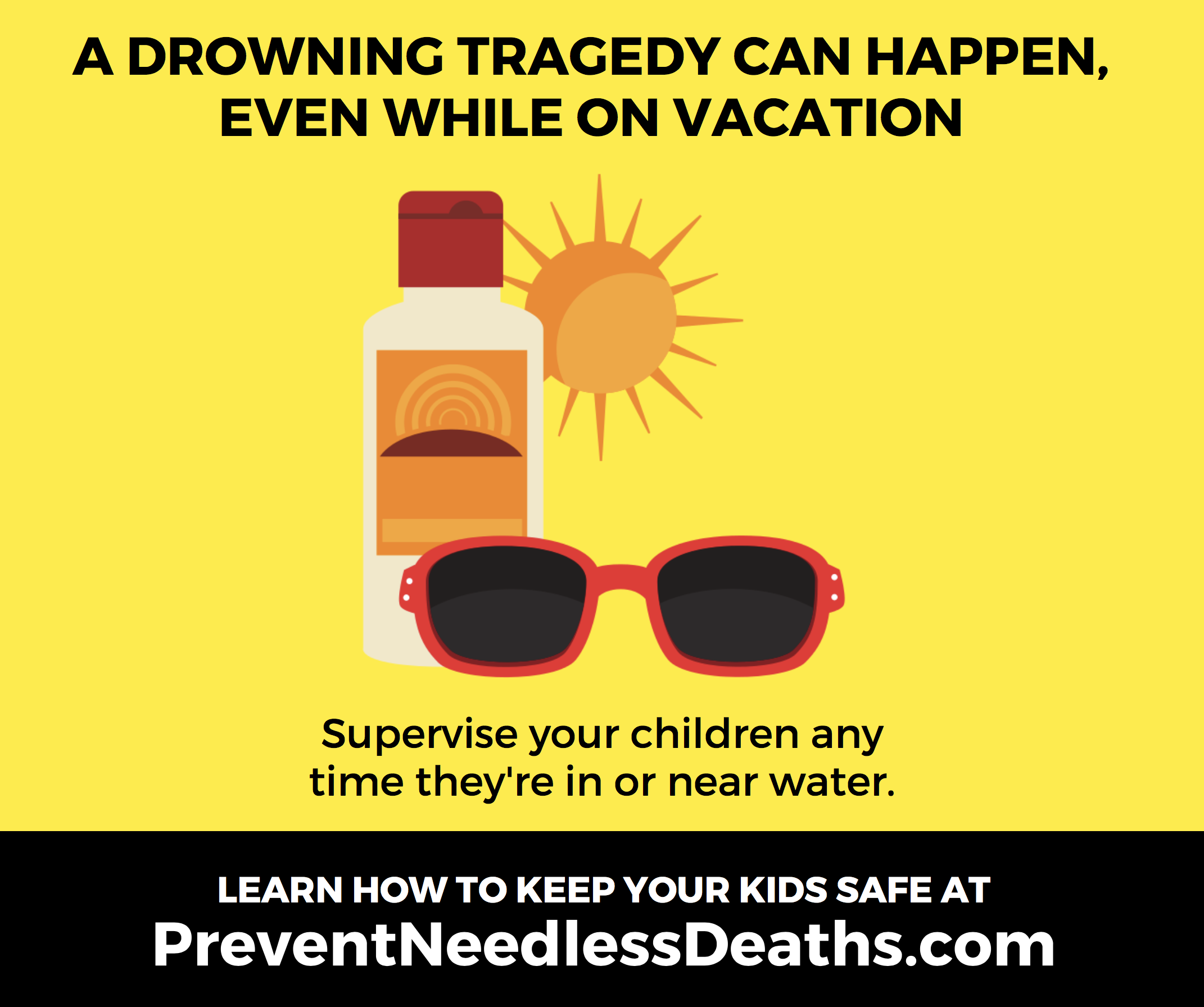 drowning tragedy can happen even while on vacation