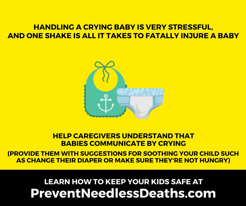 help caregivers understand that babies communicate by crying